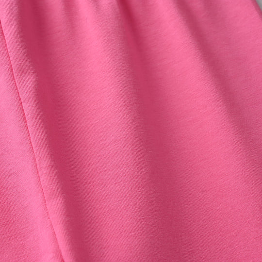 Infant Girls Lycra/Jersey Tights - Hot Pink