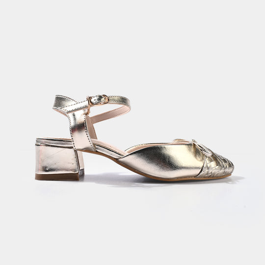 Girls Pumps Heels ZP-124-GOLDEN