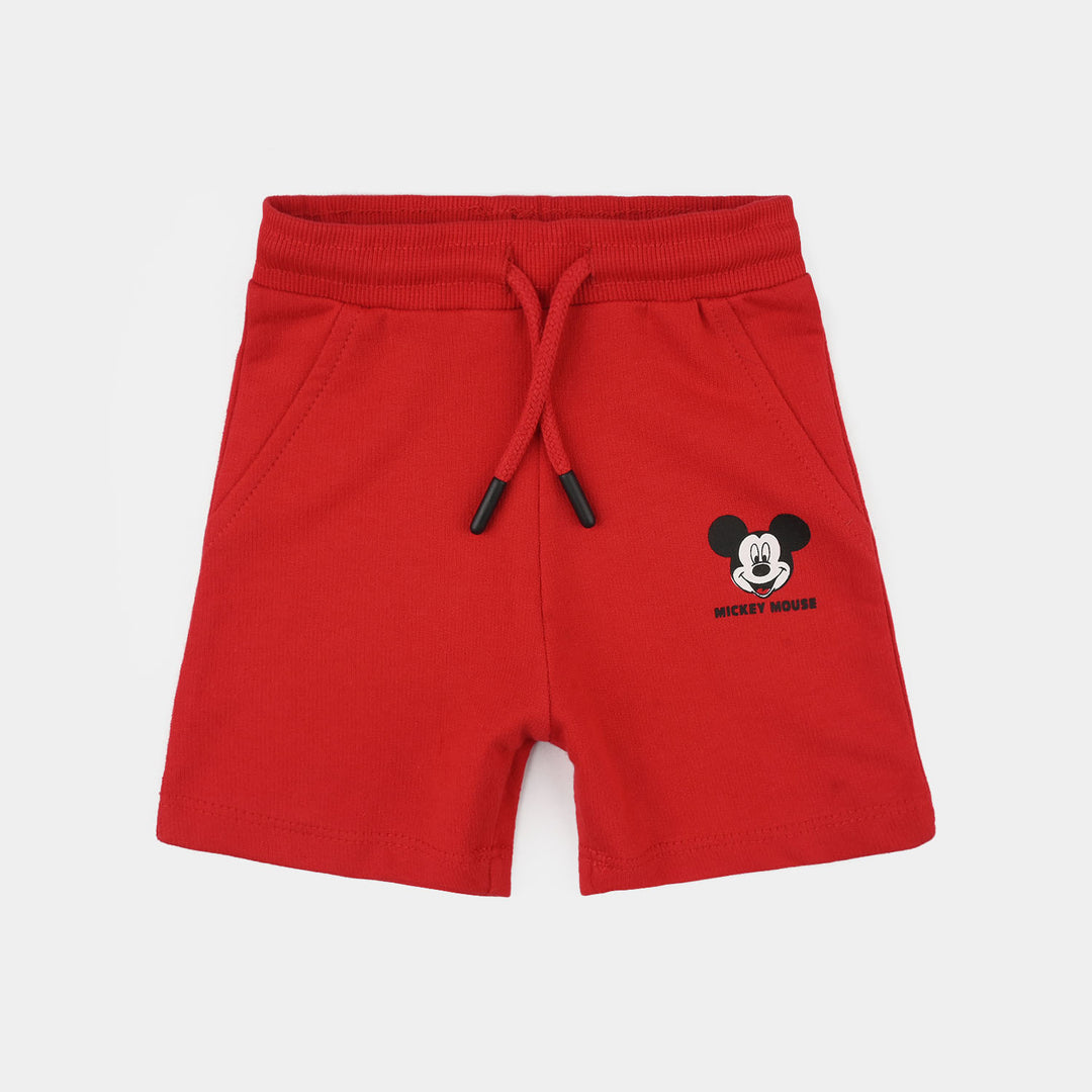 Infant Boys Jersey/Terry Shorts - Red