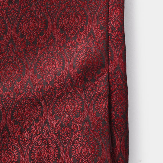 Infant Boys Poly Viscos Waistcoat - Red