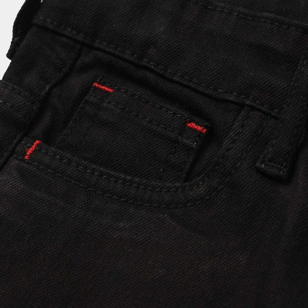 Boys Denim Stretch Pant – Black