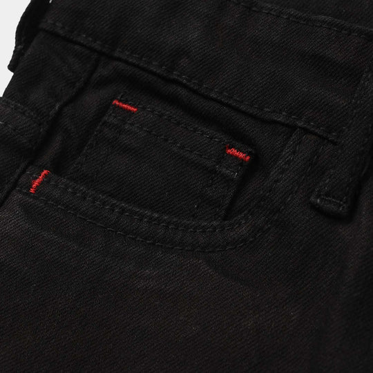 Boys Denim Stretch Pant – Black