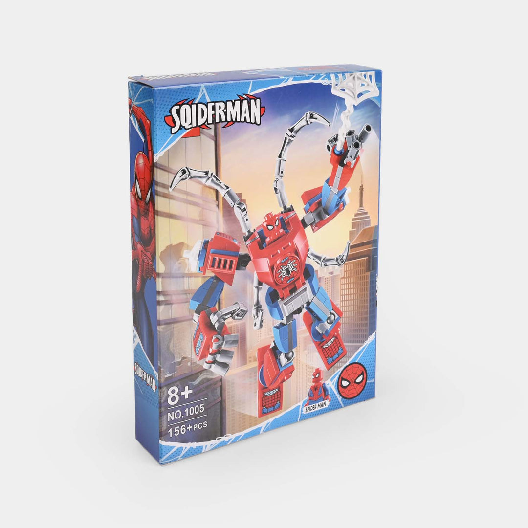 Spider Hero Mechanical Battle Suit Building Set