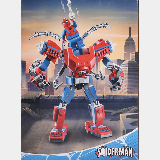 Spider Hero Mechanical Battle Suit Building Set