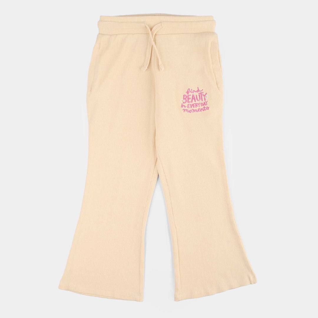 Girls 2x1 Rib Pajama (Find Beauty) - Cream