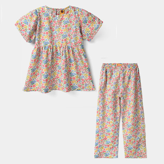 Teens Girls CO-Ord Set Tropical - Multi
