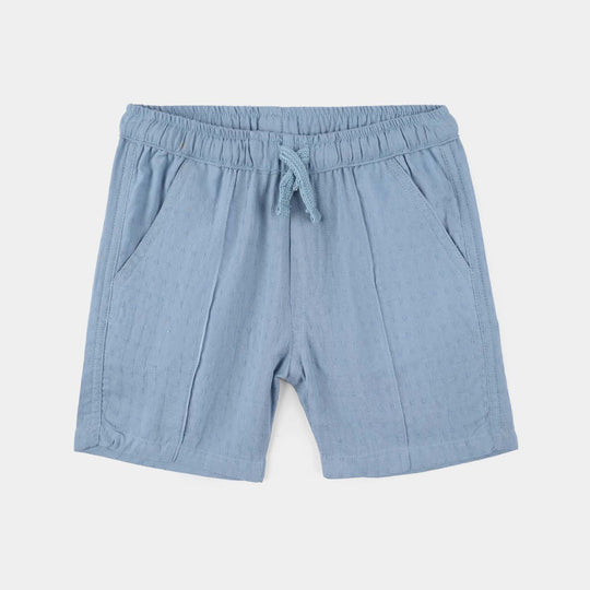 Infant Boys Jacquard Woven Suit - Blue
