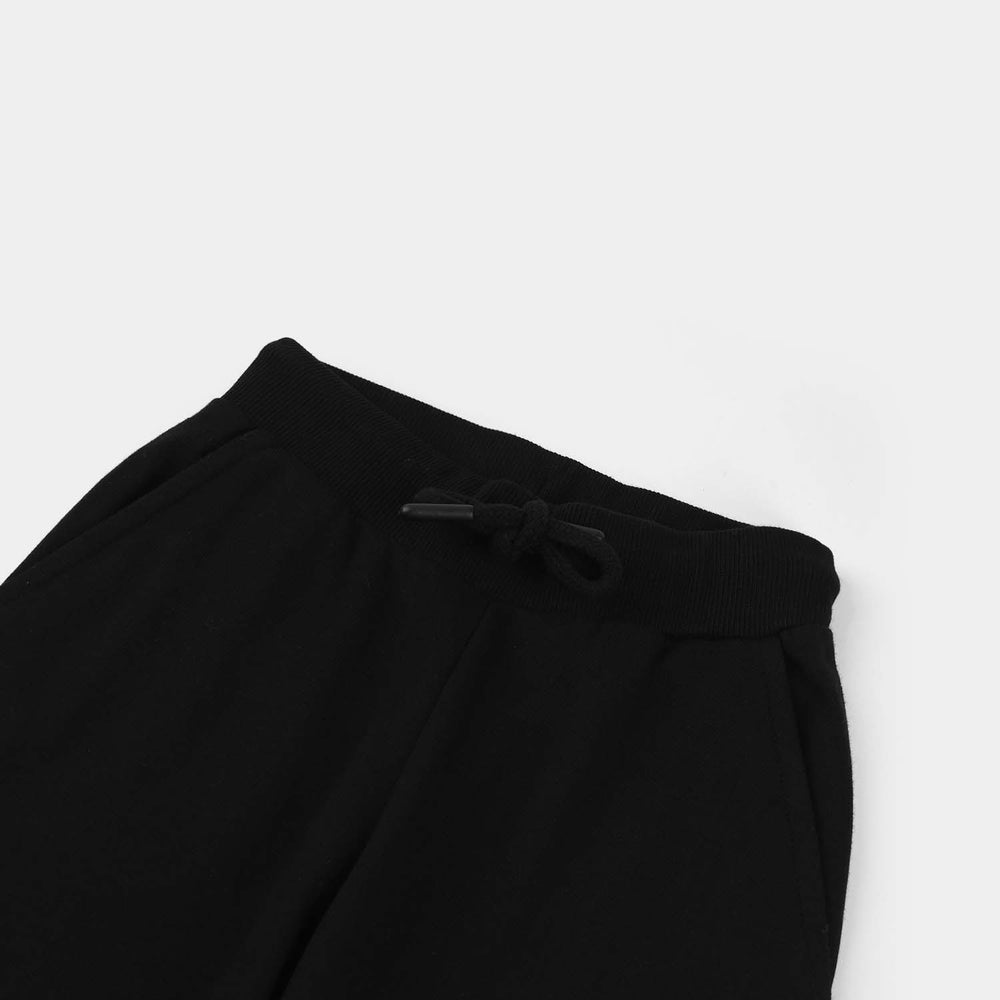Boys Jersey/Terry Pajama (Basic) - Jet Black