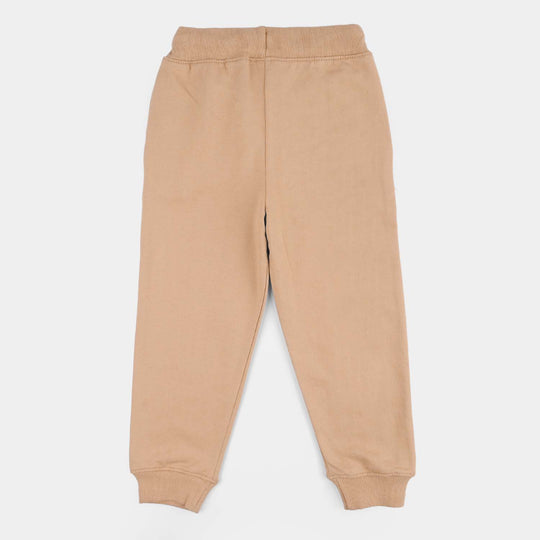 Teens Boys Jersey/Terry Pajama (Ride) - Brown