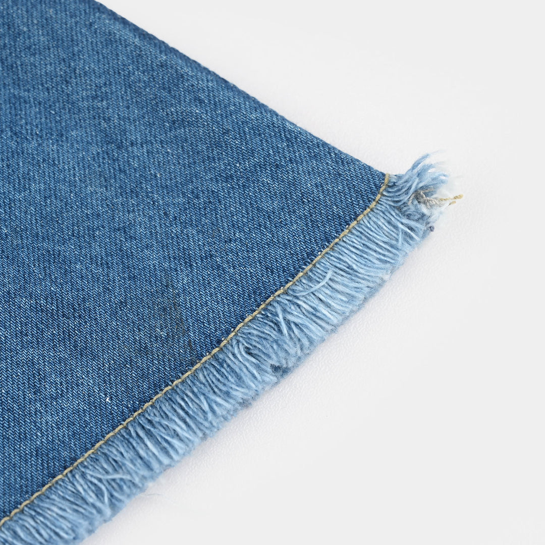 Girls Denim Rigid Skirt (Studs) - Light Blue