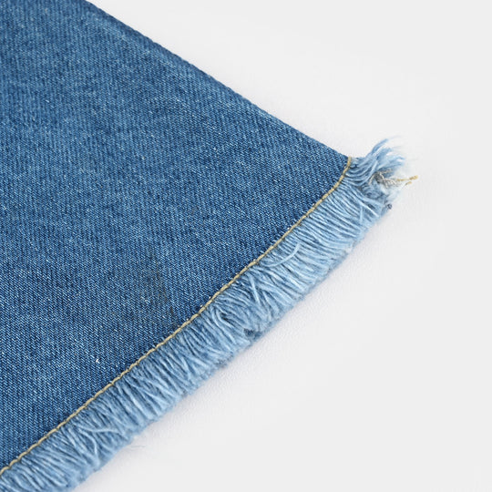 Girls Denim Rigid Skirt (Studs) - Light Blue