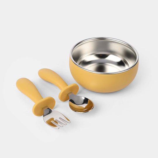 Baby Feeding Bowl with Spoon Set