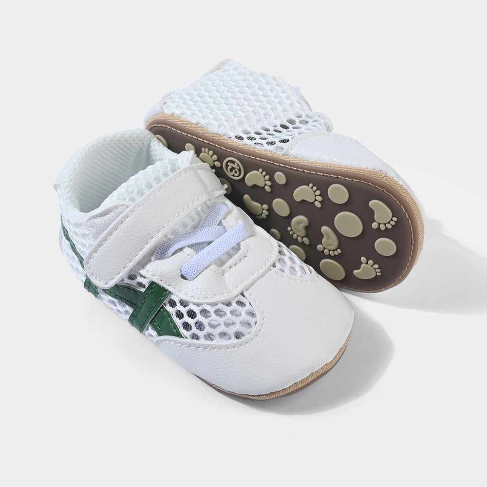 Boys Shoes 1564-White/Green