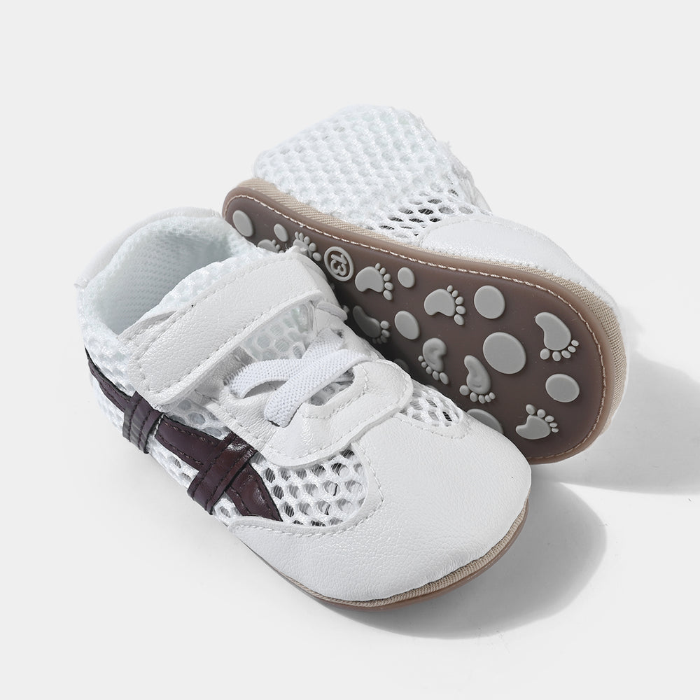 Boys Shoes 1564-White/Coffee