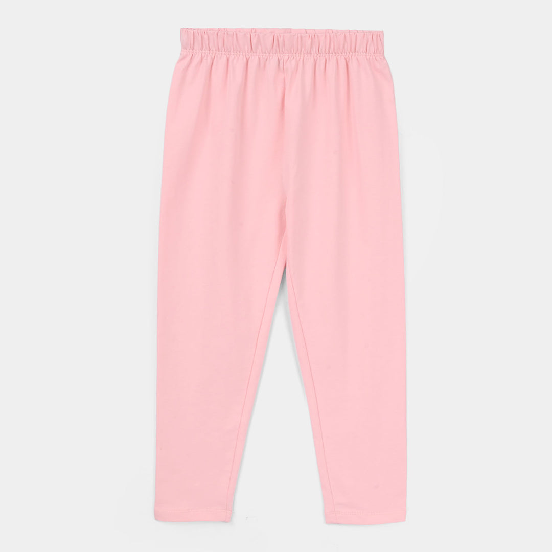 Girls Lycra Jersey Tights - Candy Pink