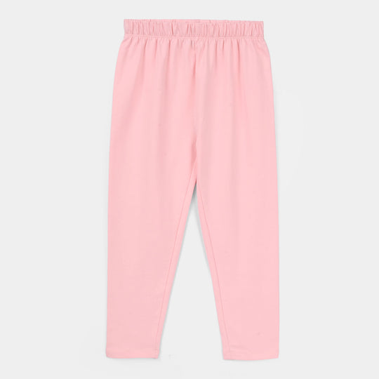 Girls Lycra Jersey Tights - Candy Pink