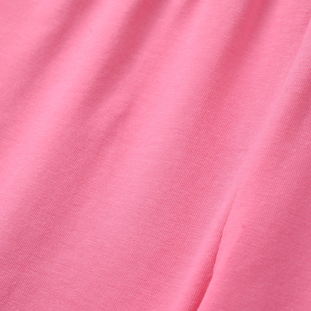 Girls Lycra Jersey Tights - Hot Pink