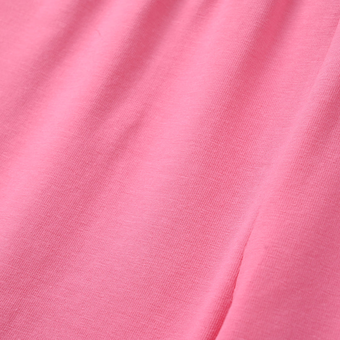 Girls Lycra Jersey Tights - Hot Pink