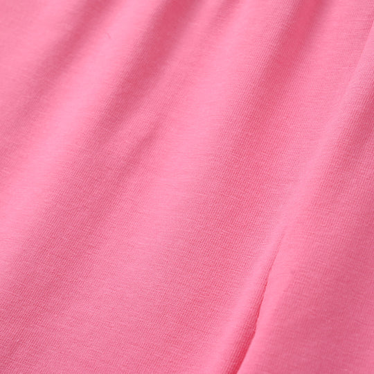 Girls Lycra Jersey Tights - Hot Pink