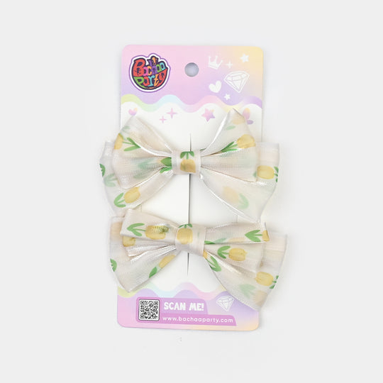 Elegant Bow Style Twins Hair Pin