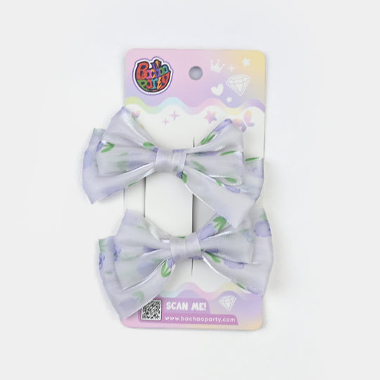 Elegant Bow Style Twins Hair Pin