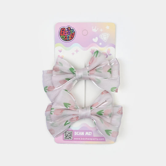 Elegant Bow Style Twins Hair Pin
