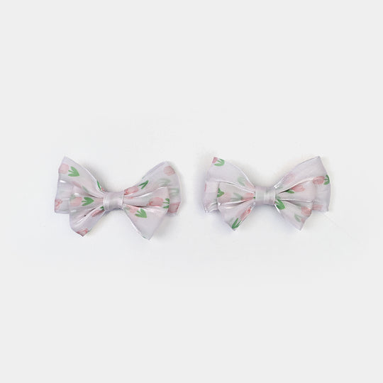 Elegant Bow Style Twins Hair Pin