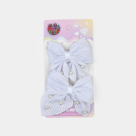 Elegant Bow Style Twins Hair Pin