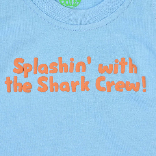 Infant Boys Jersey/Terry Sando (Splashin) - Blue