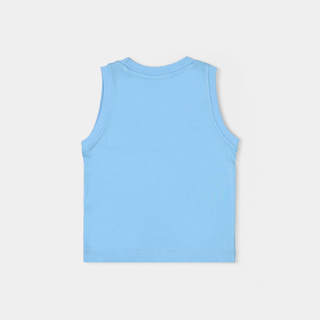 Infant Boys Jersey/Terry Sando (Splashin) - Blue