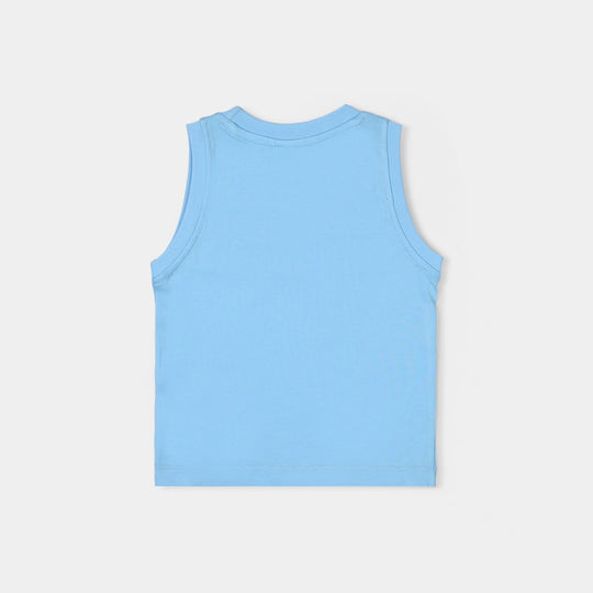 Infant Boys Jersey/Terry Sando (Splashin) - Blue