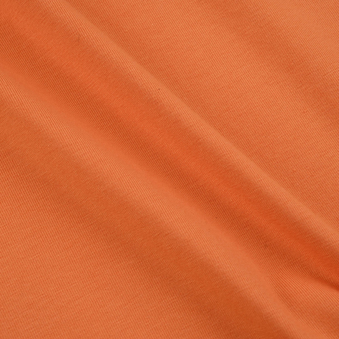 Boys Lycra Jersey Basic T-Shirt - Orange