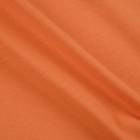 Boys Lycra Jersey Basic T-Shirt - Orange