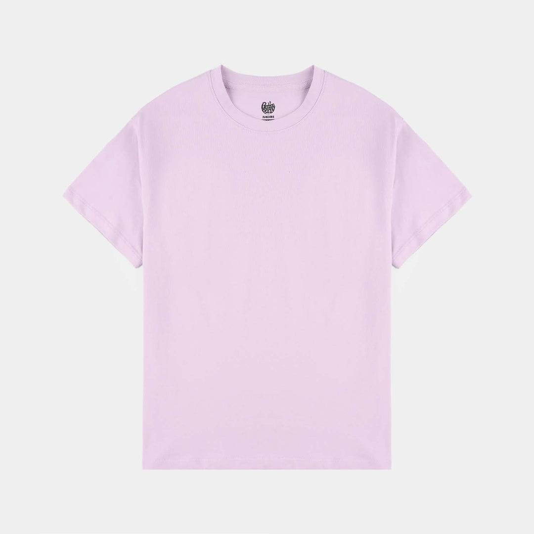 Boys Lycra Jersey Basic T-Shirt - Pastel Lilac