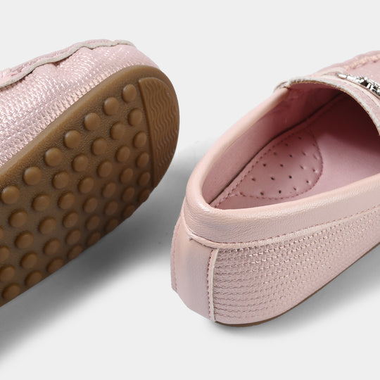 Girls Loafer H502-GR2-PINK