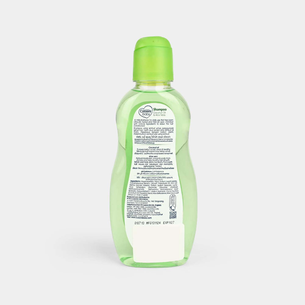 CUSSONS BABY SHAMPOO COCONUT OIL & ALOVERA 200ml