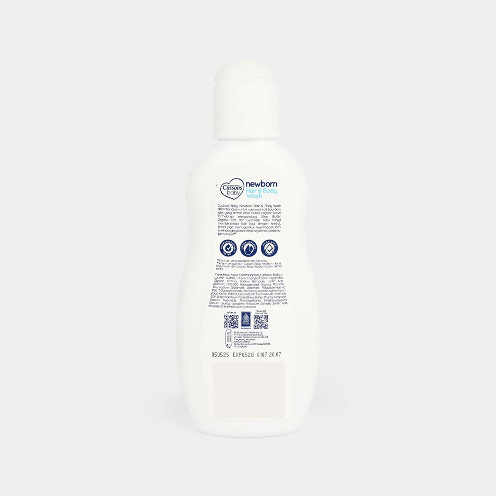 Cussons Baby Newborn Hair & Body Wash 200ml