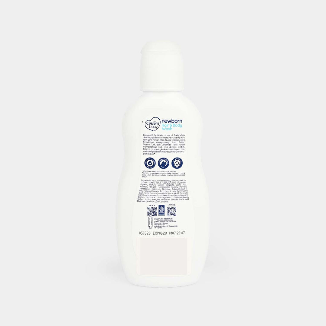Cussons Baby Newborn Hair & Body Wash 200ml