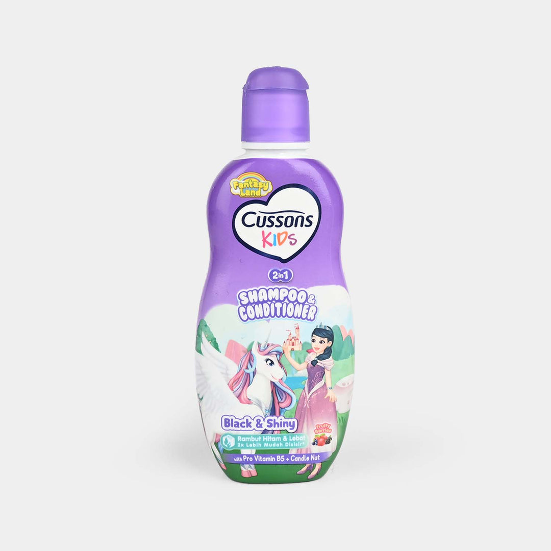 KIDS 2IN1 SHAMPOO BLACK & SHINY 90ml