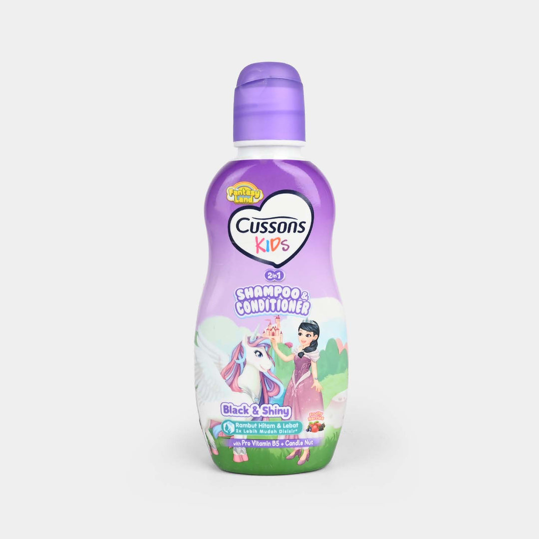 KIDS 2IN1 SHAMPOO BLACK & SHINY 180ml