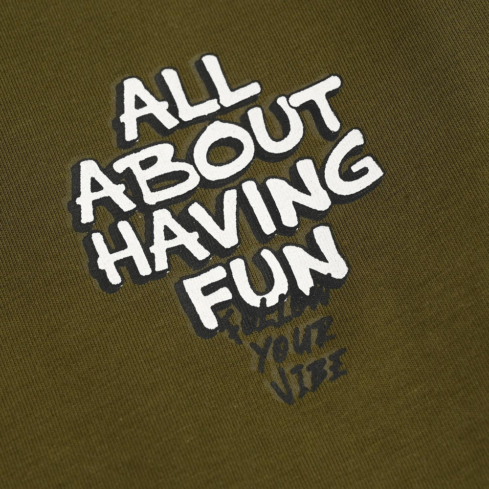 Boys Lycra Jersey T-Shirt (All About) - Olive