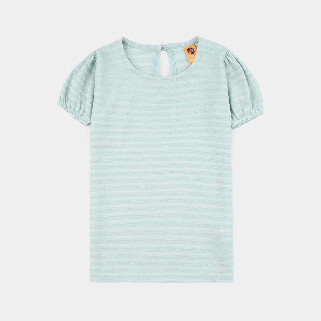 Girls Jersey T-Shirt - Green