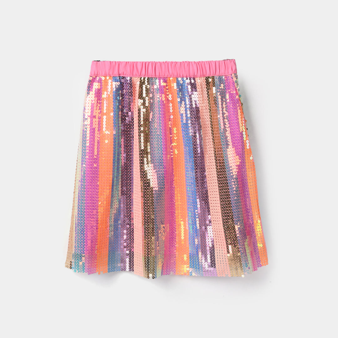 Infant Girls Net Short Skirt - Multi