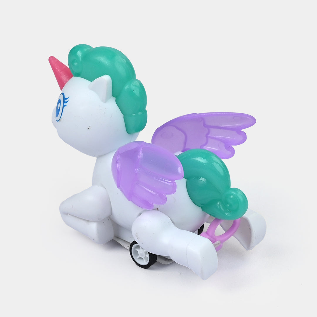 Cute Pull-Back Dinky Toy with Light
