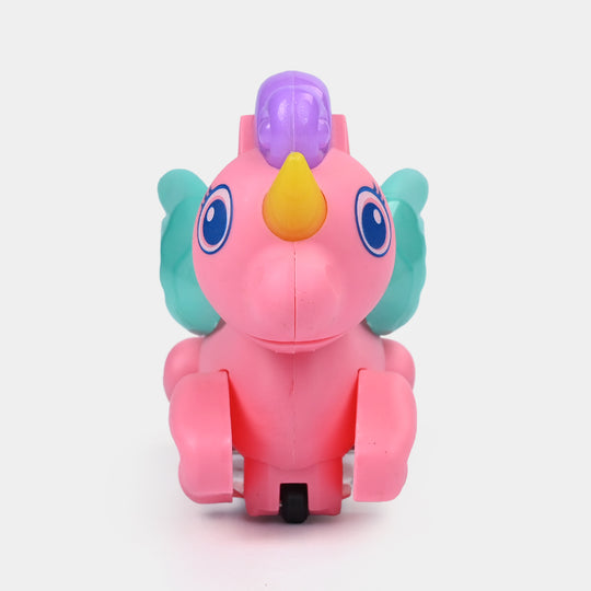 Cute Pull-Back Dinky Toy with Light
