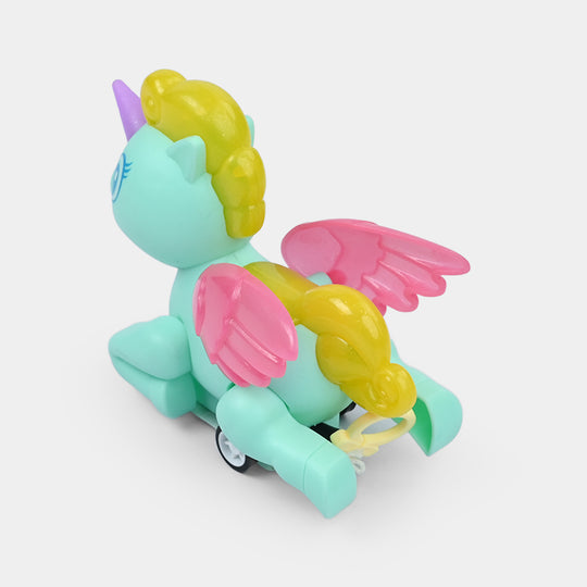 Cute Pull-Back Dinky Toy with Light