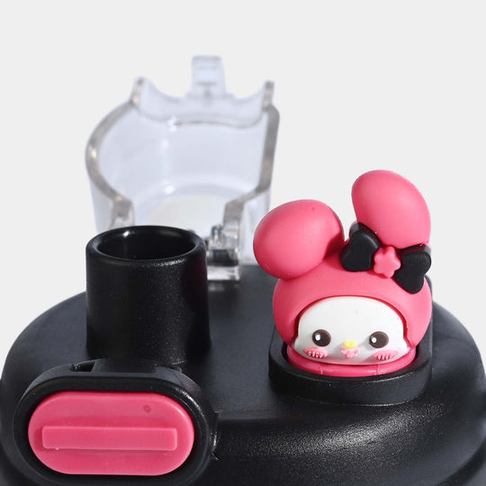 CARTOON THEMED KIDS WATER BOTTLE/BEAKER | SH2897 BLACK