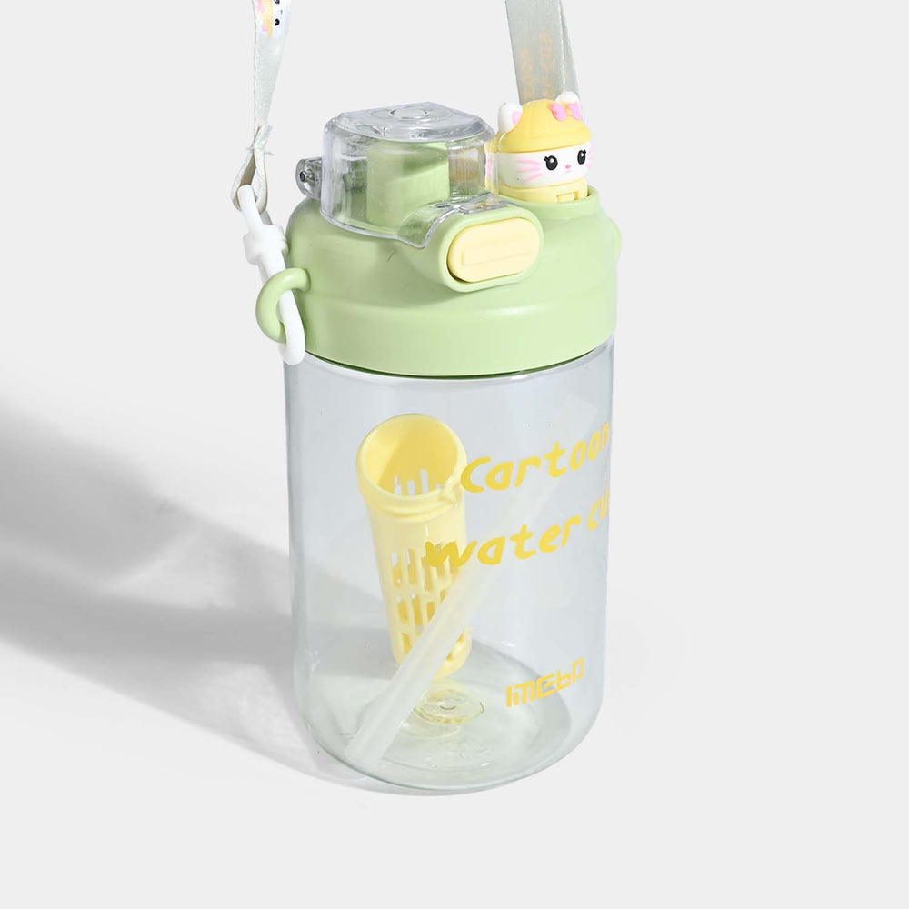 CARTOON THEMED KIDS WATER BOTTLE/BEAKER | SH2897 YELLOW