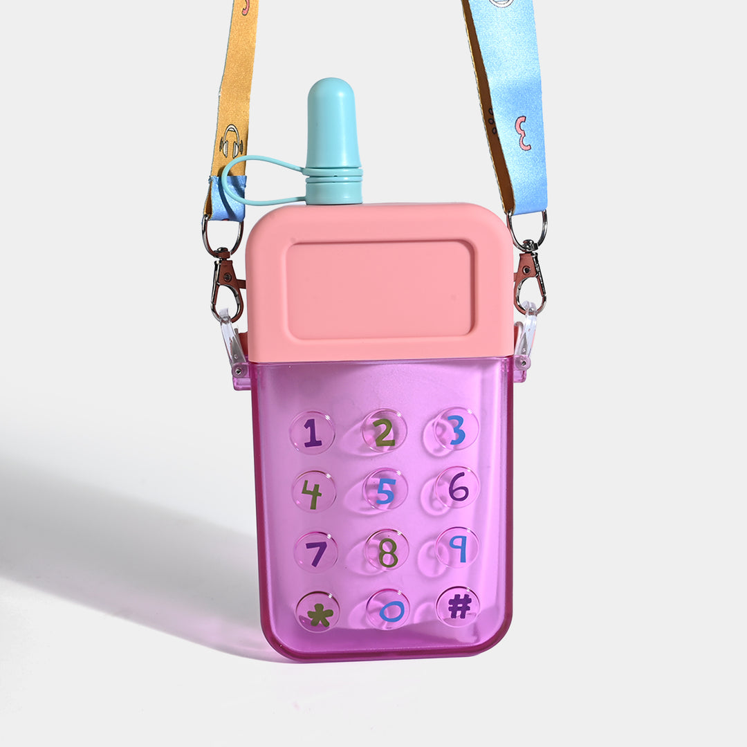 TELEPHONE SHAPED KIDS WATER BOTTLE/BEAKER | SH2900 PINK