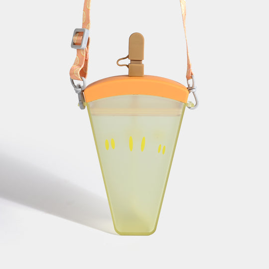 POPSICLE SHAPED KIDS WATER BOTTLE/BEAKER | SH2901 YELLOW